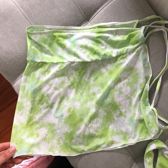 Green tie dye bikini - Picture 5 of 6